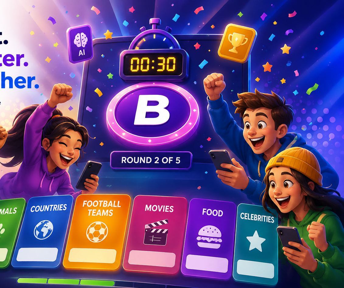 GVON-G Gameplay — players celebrating around a game board
